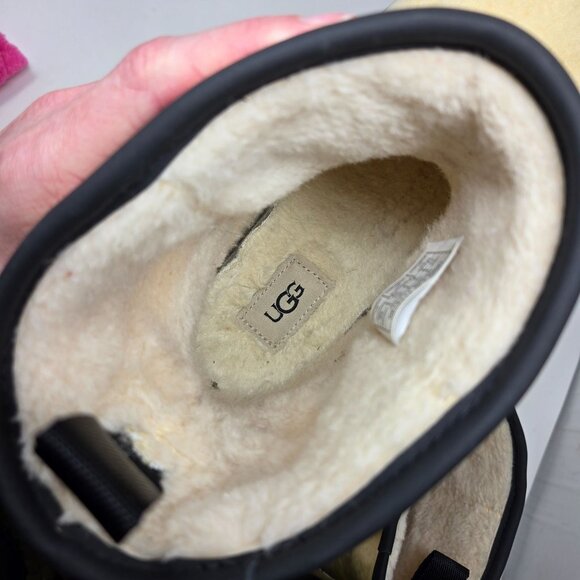 Ugg Classic Clear Mini Boots Natural Shearling Sherpa Waterproof Women's 11.5 - Picture 12 of 12